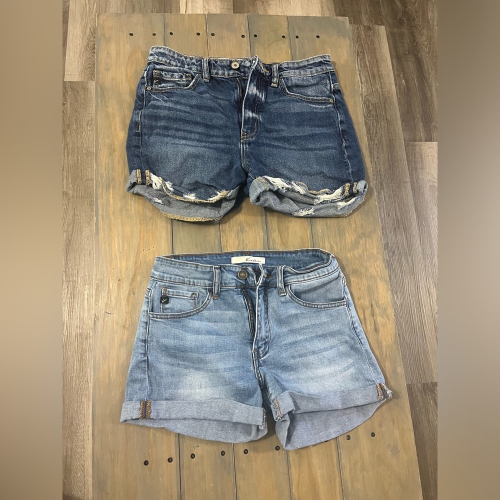 2 pair of Kancan Jean shorts size 5 & 7